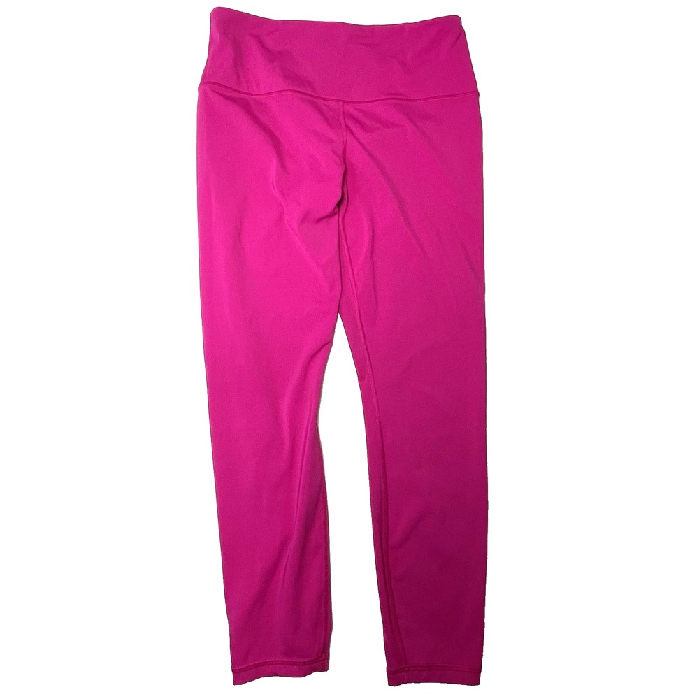 Athleta Elation Train Leggings Hot Pink Athleticwear Gym Pants 7/8 Tight Medium
